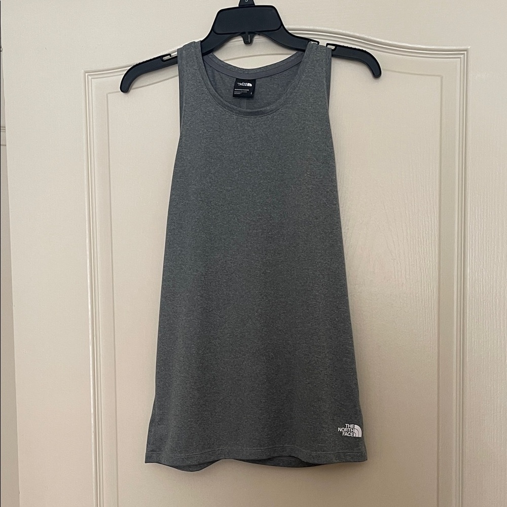 The North Face grey razor back tank